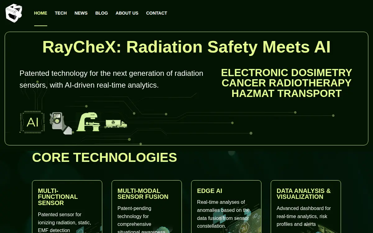 Homepage of Raychex LLC