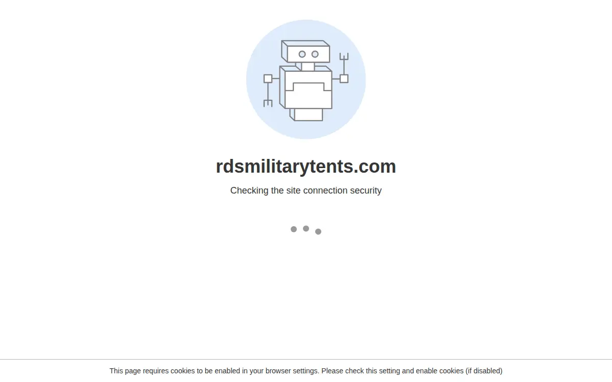 Homepage of Rapid Deployable Systems, LLC
