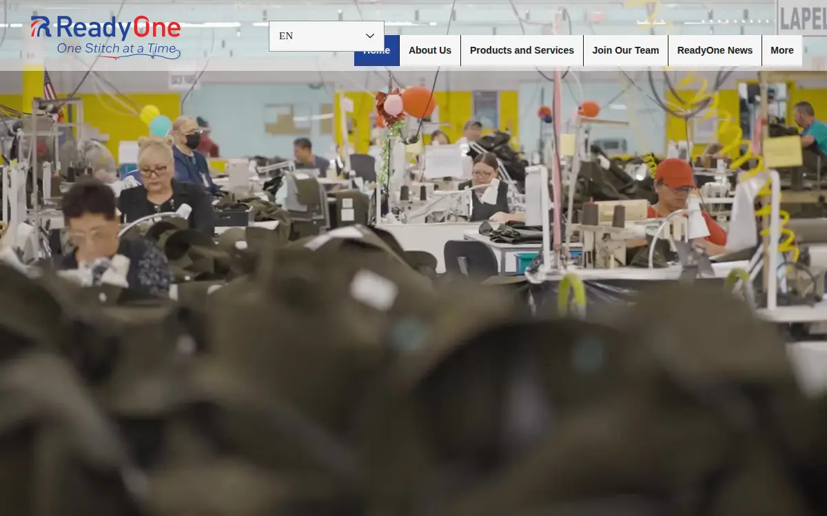 Homepage of Readyone Industries INC