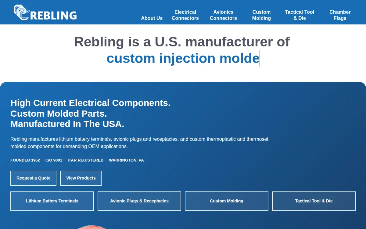 Homepage of Rocal Corporation