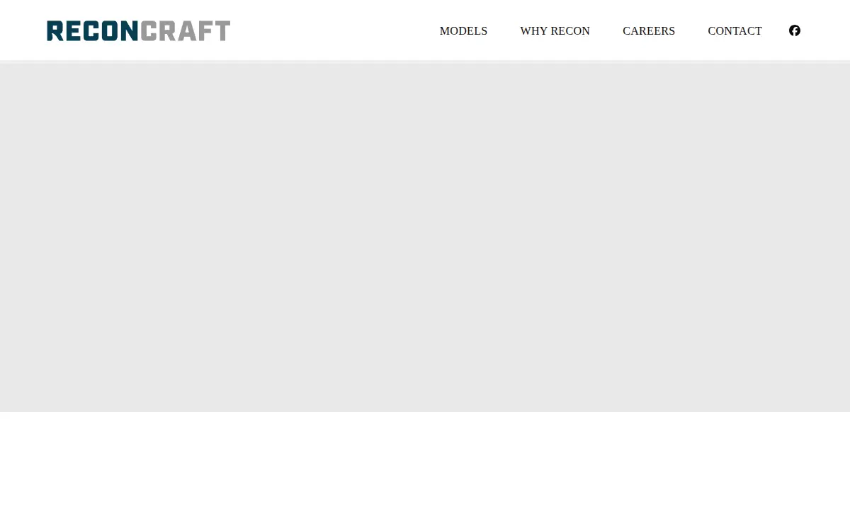 Homepage of Reconcraft, LLC