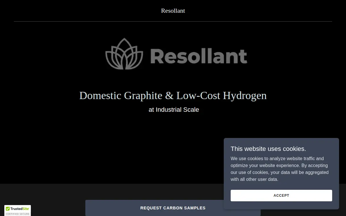 Homepage of Resollant INC