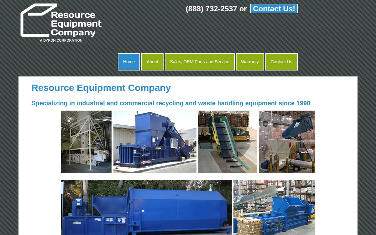 Homepage of Dyron Corporation