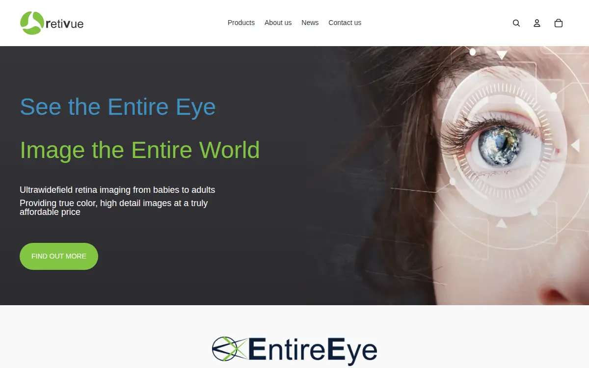 Homepage of Retivue LLC