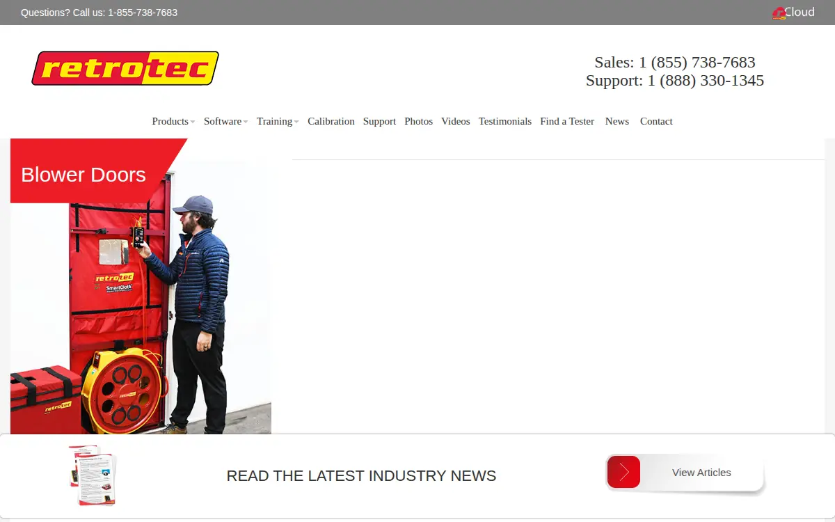 Homepage of Wohler Retrotec INC