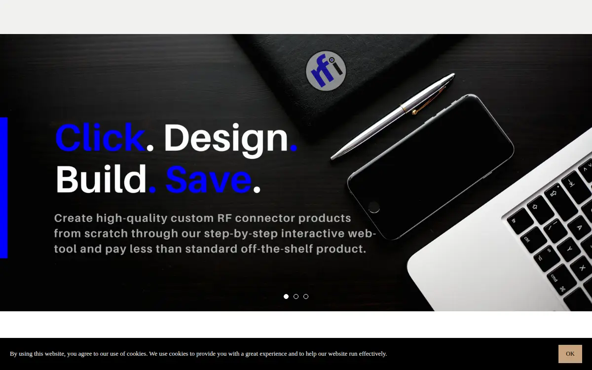 Homepage of Rf Interconnect, LLC