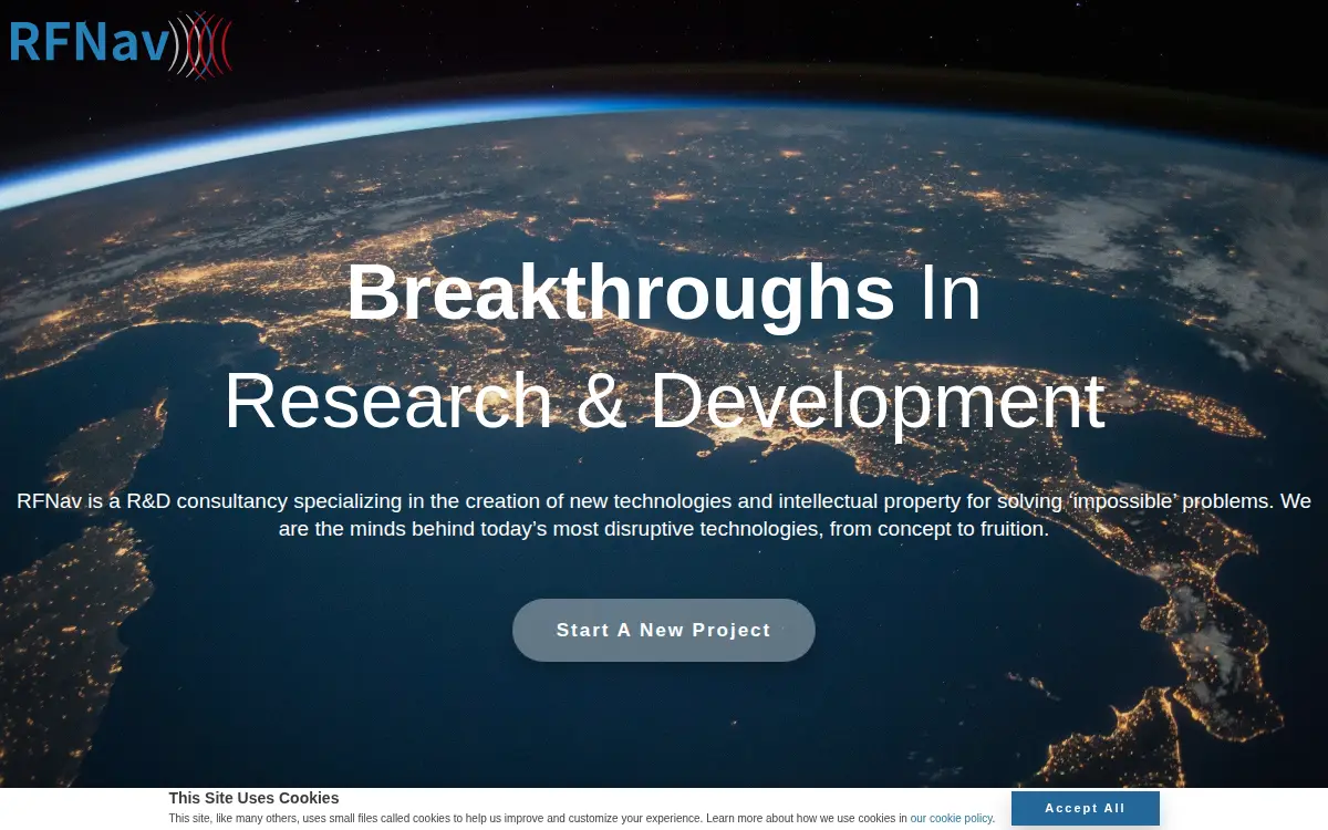 Homepage of Rfnav INC