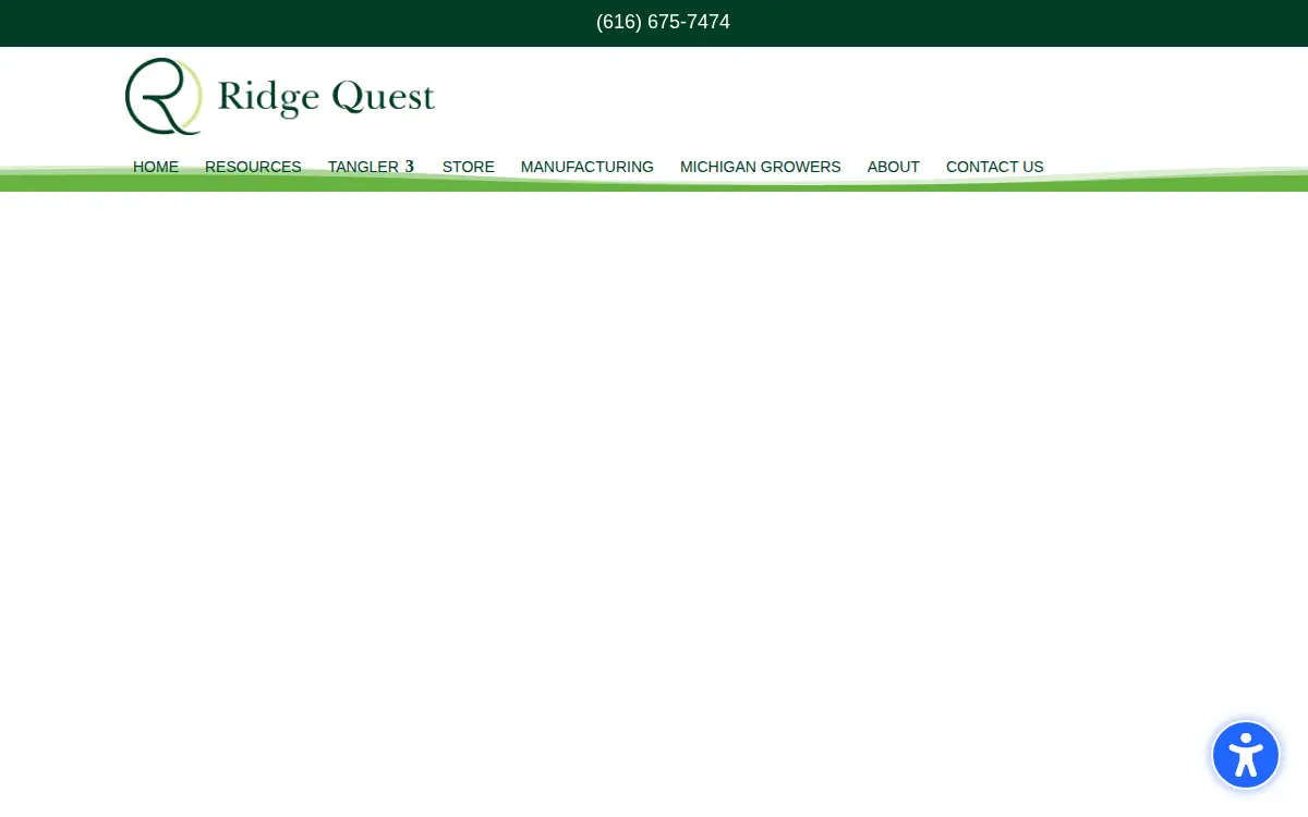 Homepage of Ridge Quest INC.