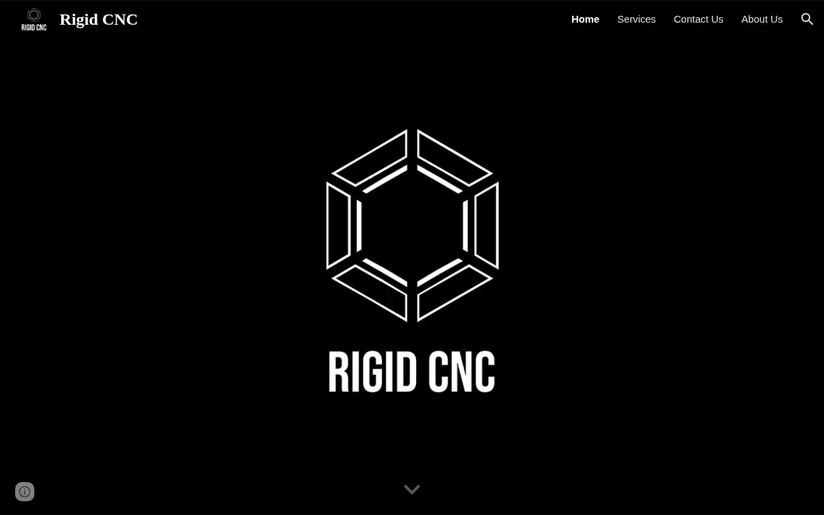 Homepage of Rigid Cnc, LLC