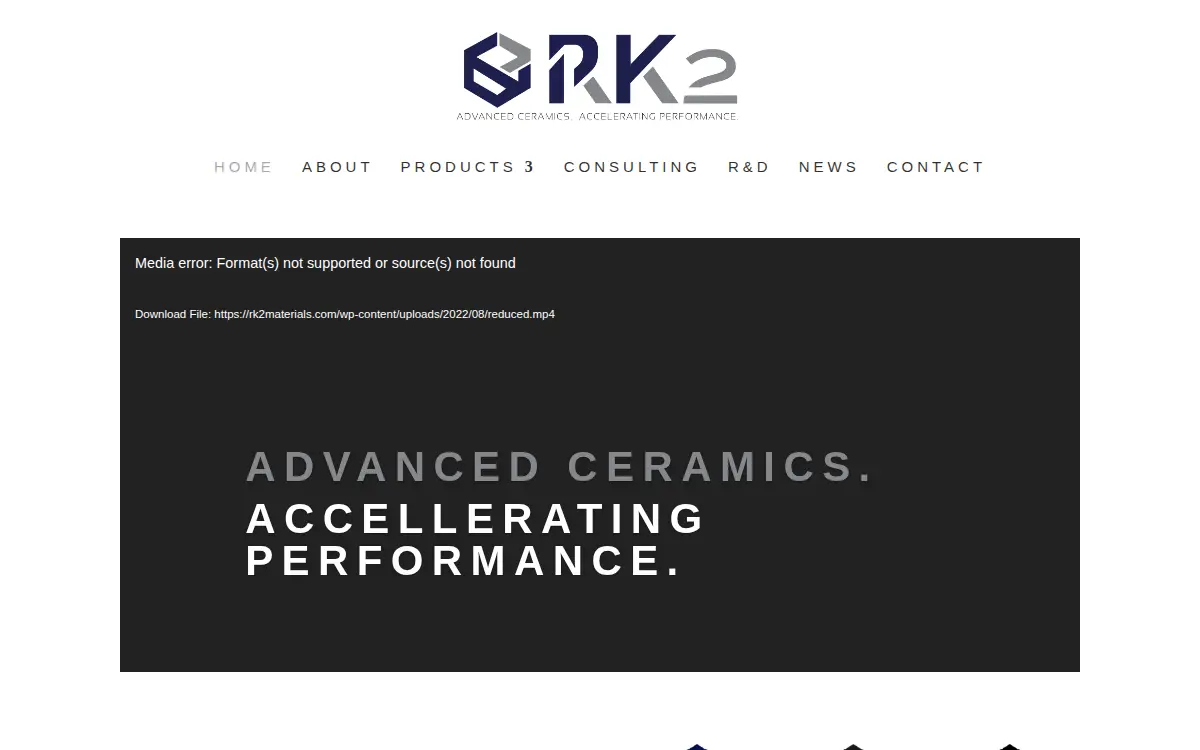 Homepage of (rk)2 Materials, INC.