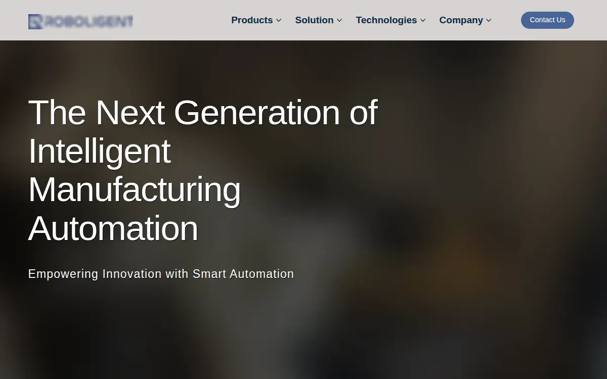 Homepage of Roboligent, INC.