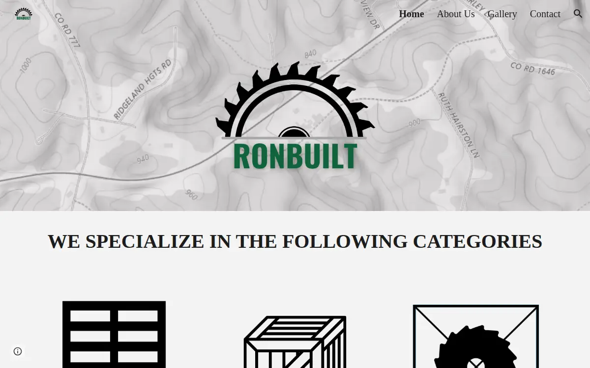 Homepage of The Ronbuilt Corporation