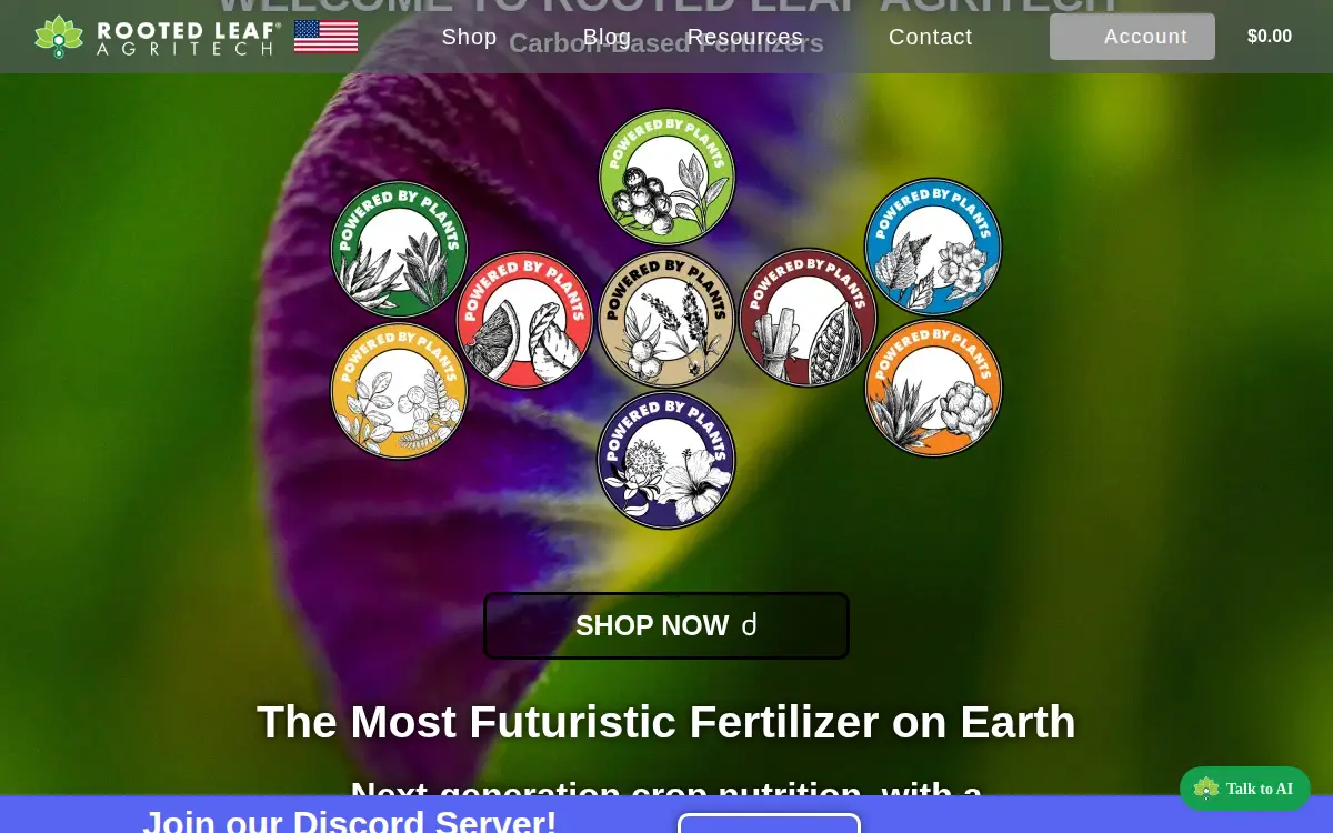 Homepage of Rl Agritech LLC
