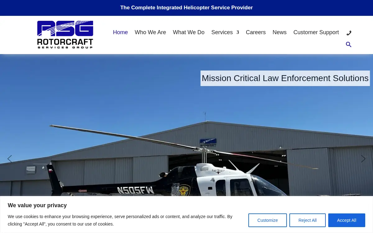 Homepage of Rsg Products, INC.