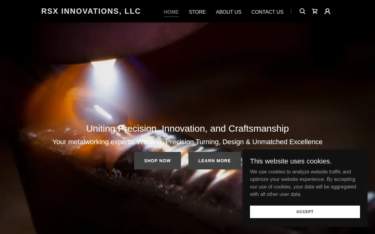 Homepage of Rsx Innovations, LLC