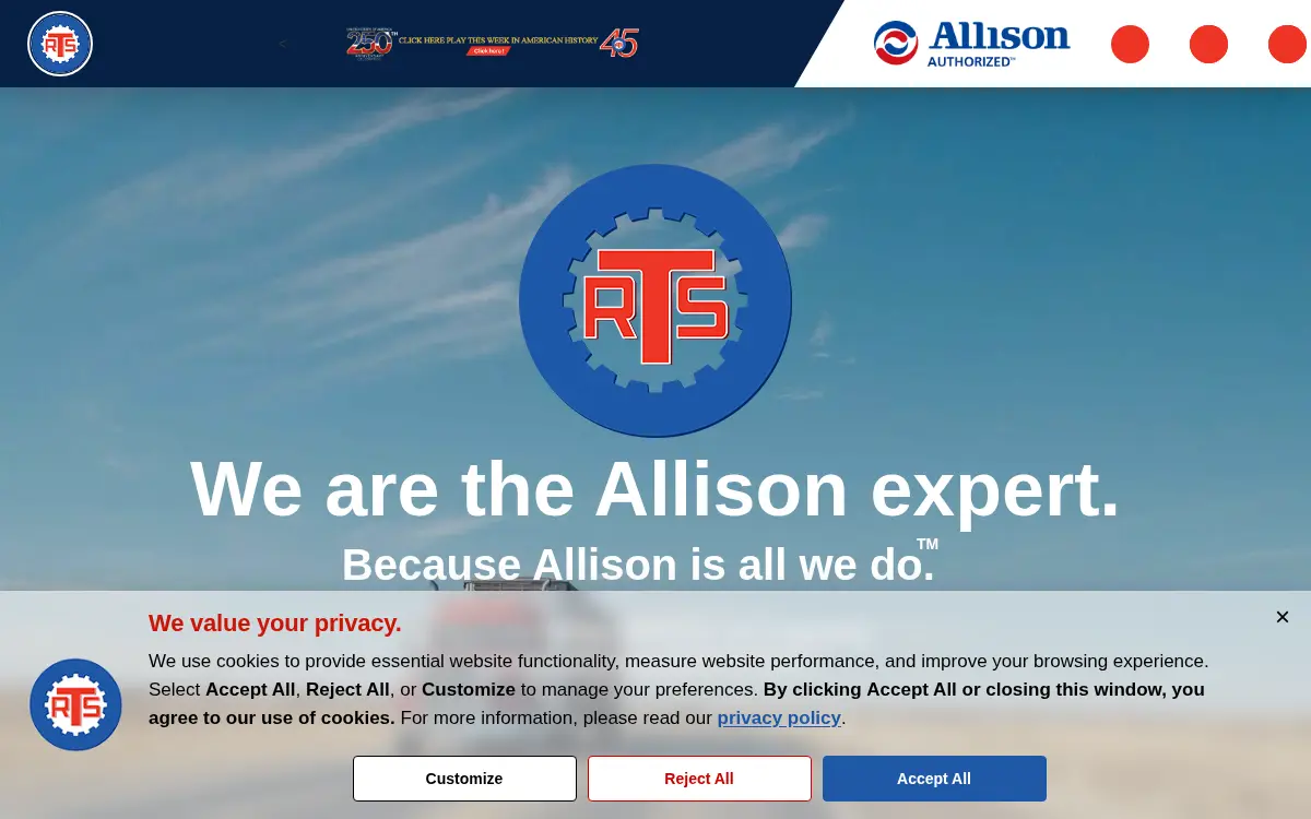 Homepage of Reliable Transmission Service - Midwest, INC.