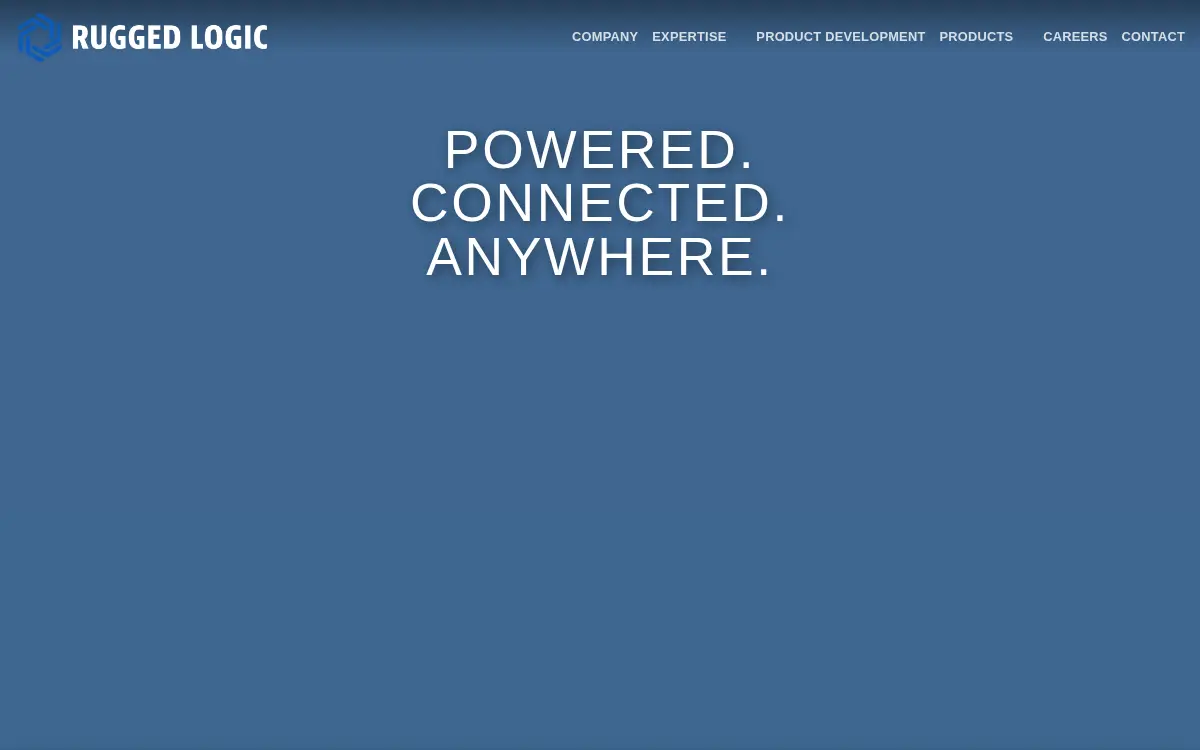 Homepage of Rugged Logic, INC.