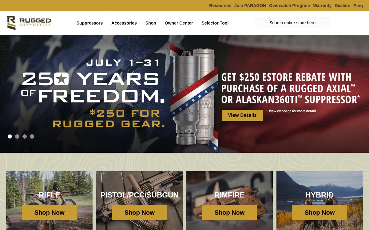Homepage of Rugged Design INC