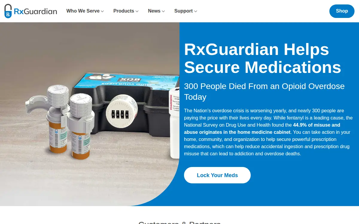 Homepage of Rxguardian INC.
