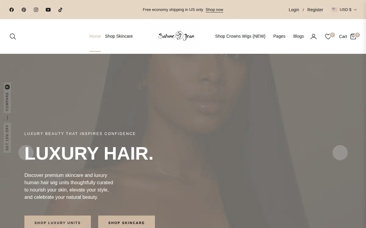 Homepage of Sabine Henderson