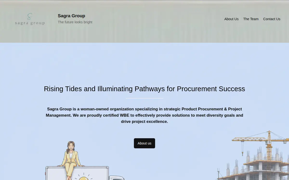 Homepage of Sagra Group LLC