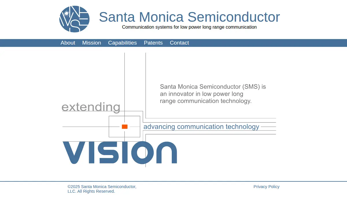 Homepage of Santa Monica Semiconductor, LLC