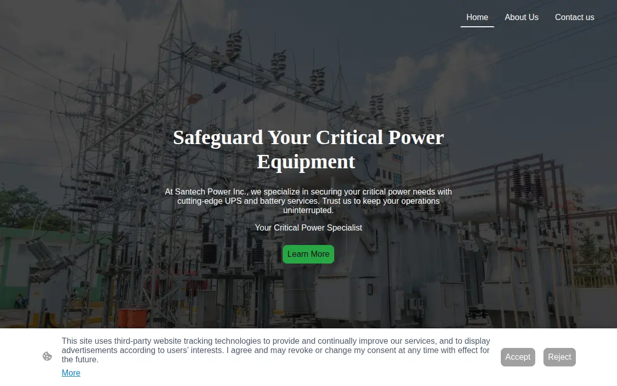 Homepage of Santech Power INC