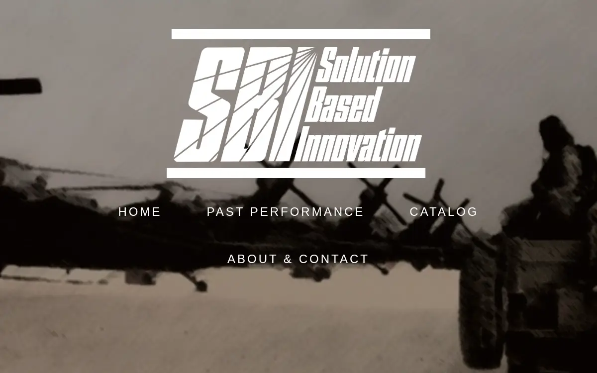 Homepage of Solution Based Innovation, LLC