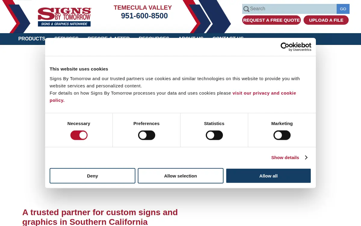 Homepage of Randall Management Group, LLC