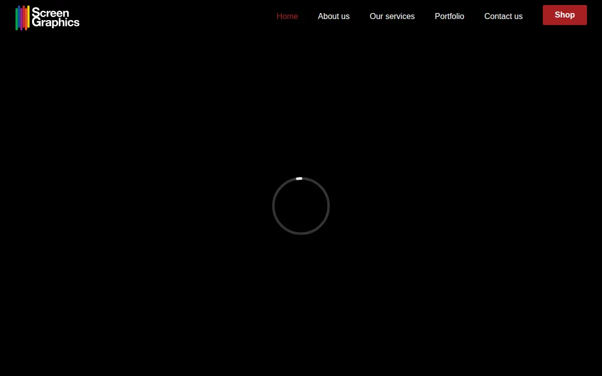 Homepage of Screen Graphics of Florida, INC