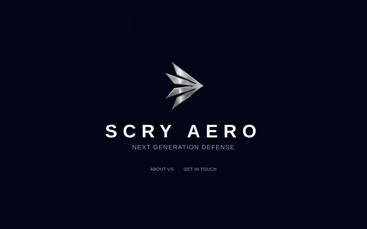Homepage of Scry Aero LLC