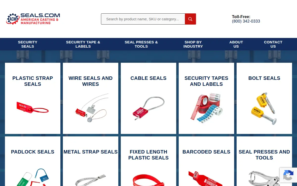 Homepage of American Casting and Manufacturing Corporation