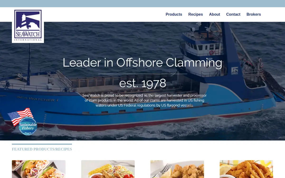 Homepage of Sea Watch International, Limited