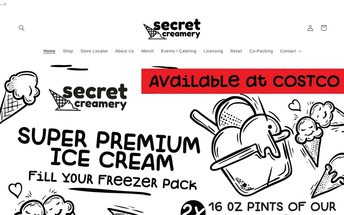 Homepage of Battleborn Creamery LLC