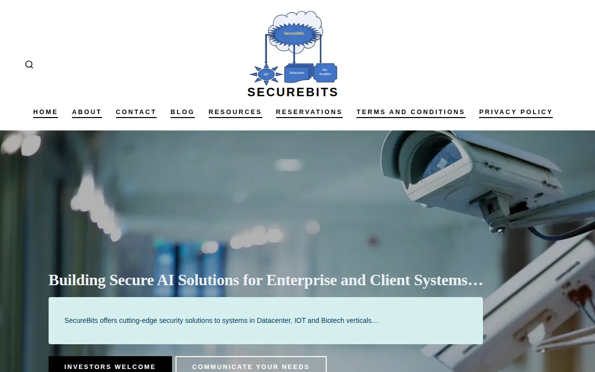 Homepage of Securebits, LLC