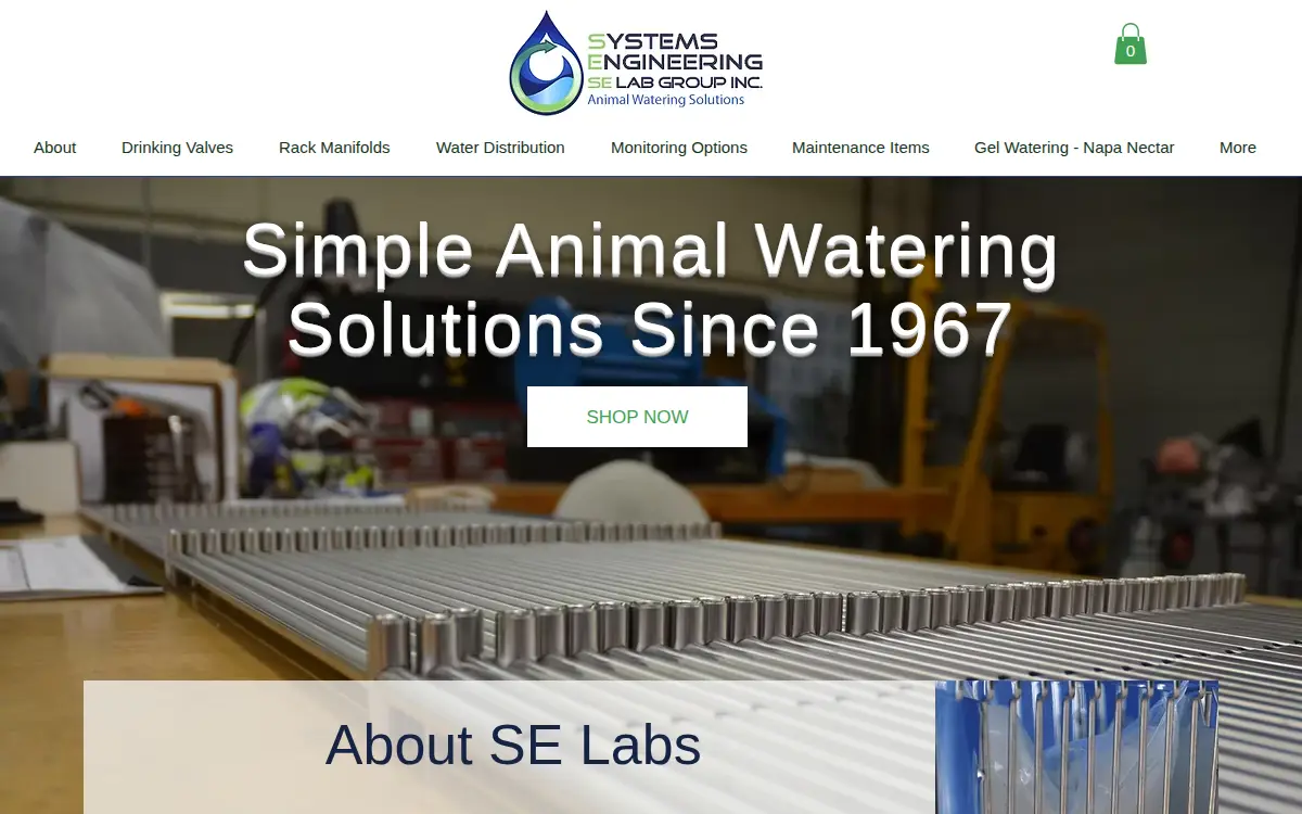 Homepage of S E Lab Group, INC.