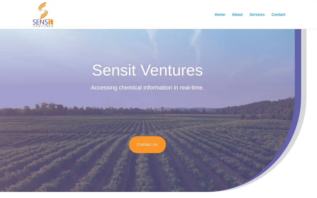 Homepage of Sensit Ventures, INC.