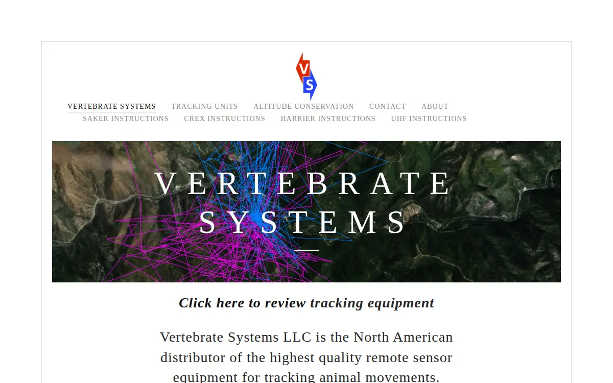 Homepage of Vertebrate Systems LLC