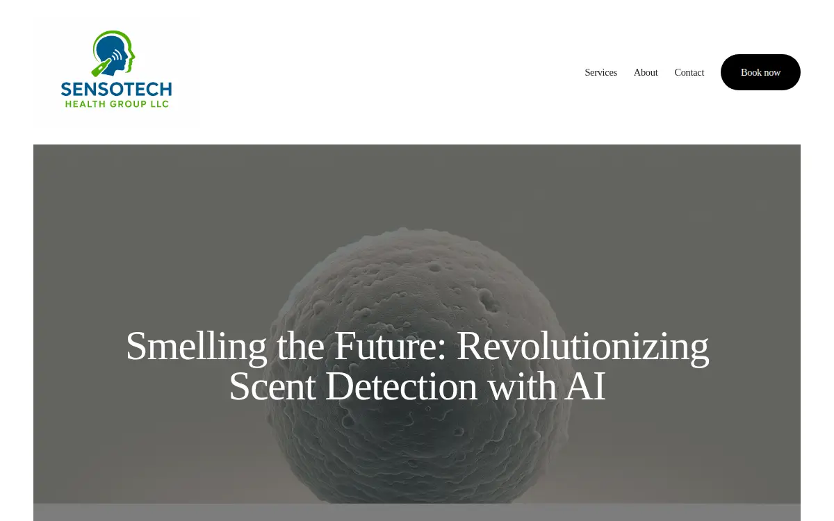 Homepage of Sensotech Health Group LLC