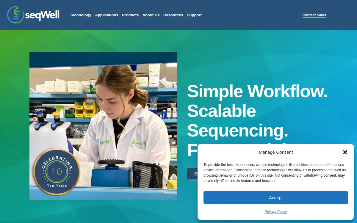 Homepage of Seqwell INC