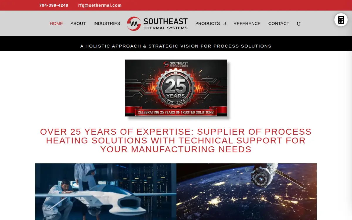 Homepage of Southeast Thermal Systems LLC
