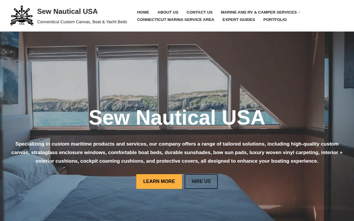 Homepage of Sew Nautical USA LLC