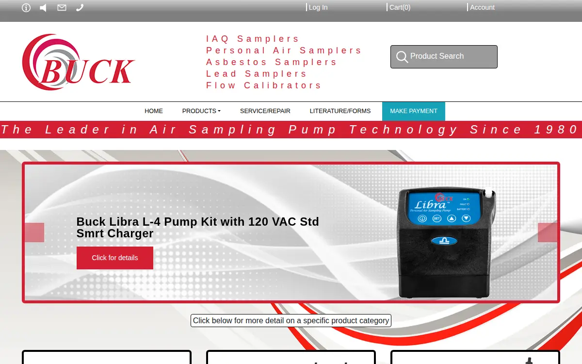 Homepage of A.p. Buck, INC.