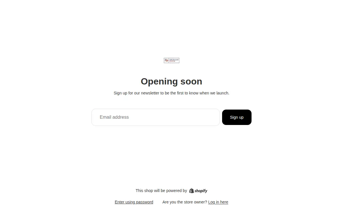 Homepage of American Cover LLC