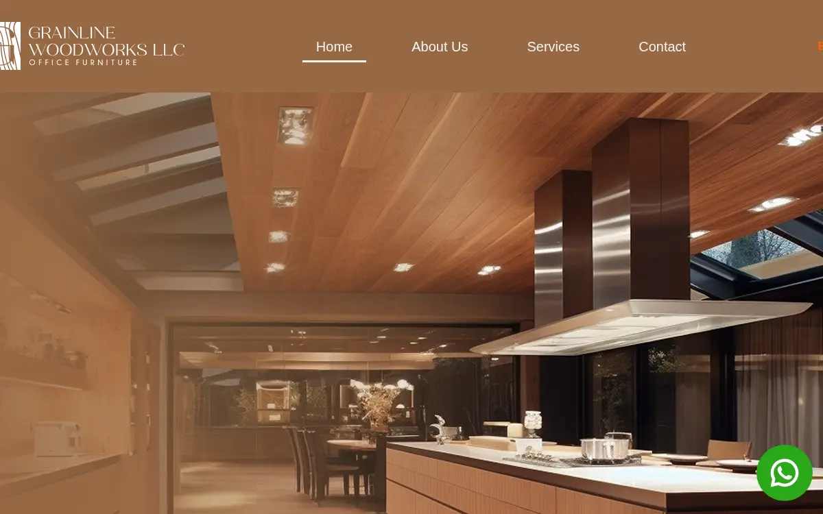 Homepage of Grainline Woodworks LLC