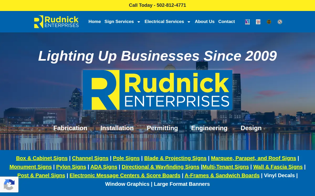 Homepage of Rudnick Enterprises LLC
