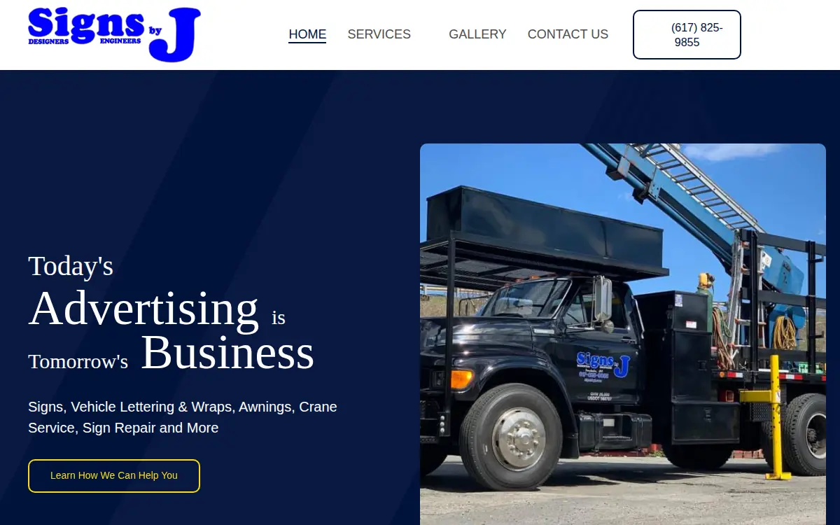 Homepage of Signs By J INC