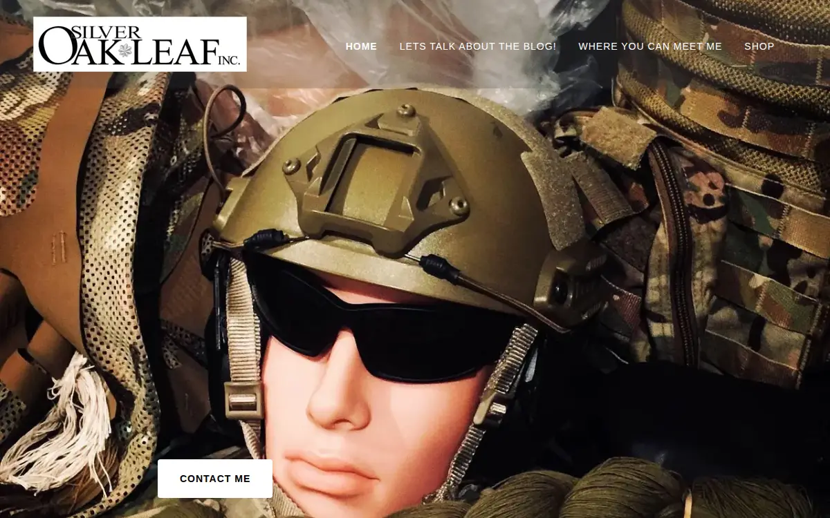 Homepage of Silver Oakleaf INC.