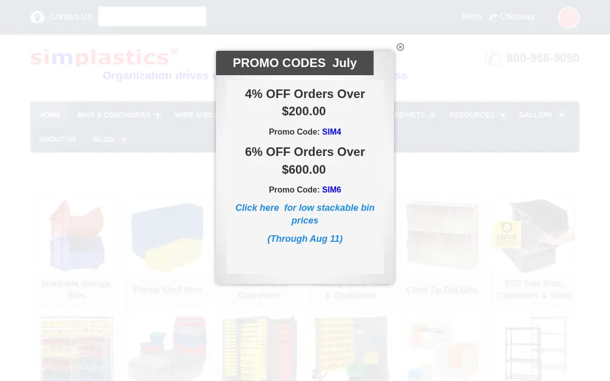 Homepage of Simplastics, LLC