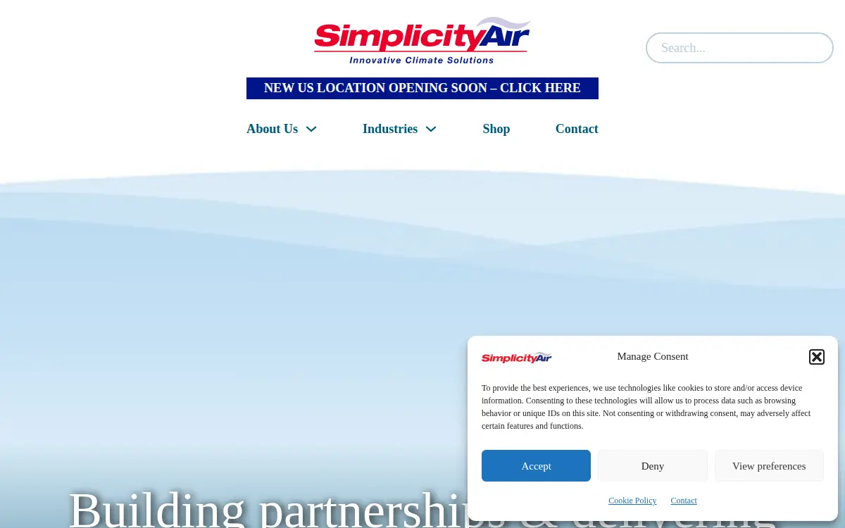 Homepage of Simplicity Air Midwest INC